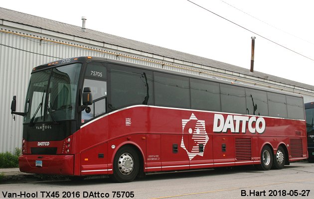 BUS/AUTOBUS: Van Hool TX45 2016 Dattco