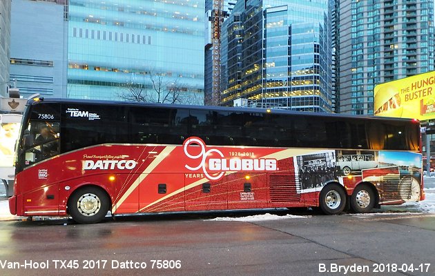 BUS/AUTOBUS: Van Hool TX45 2017 Dattco