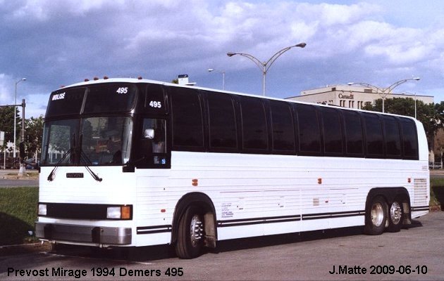 BUS/AUTOBUS: Prevost Mirage 1994 Demers