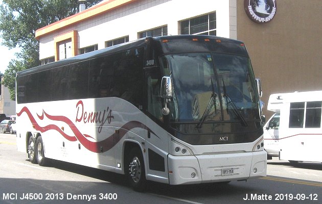 BUS/AUTOBUS: MCI J4500 2013 Dennys