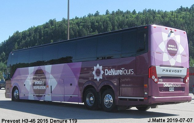 BUS/AUTOBUS: Prevost H3-45 2015 Denure