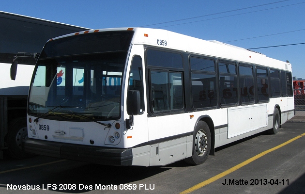 BUS/AUTOBUS: Novabus LFS 2008 Des Monts