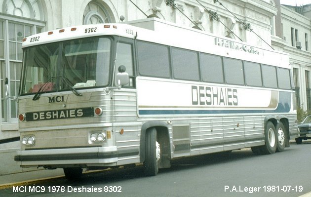 BUS/AUTOBUS: MCI MC 9 1978 Deshaies