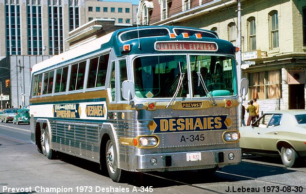 BUS/AUTOBUS: Prevost Champion 1973 Deshaies