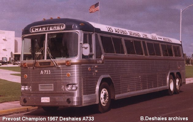 BUS/AUTOBUS: Prevost Champion 1967 Deshaies