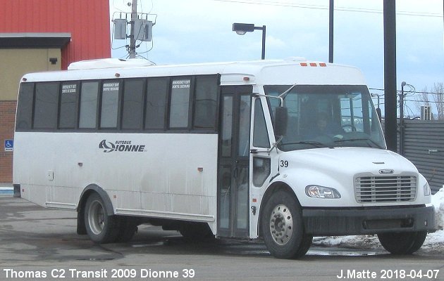 BUS/AUTOBUS: Thomas Transit Liner C2 2009 Dionne