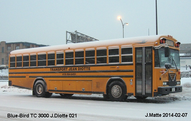 BUS/AUTOBUS: Blue Bird TC 3000 2010 Diotte