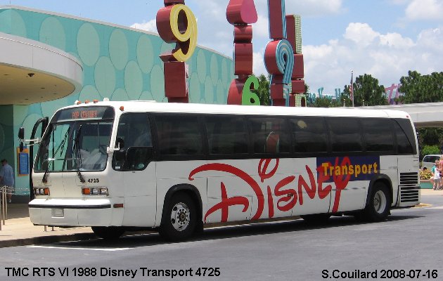 BUS/AUTOBUS: TMC RTS VI 1988 DisneyTransport