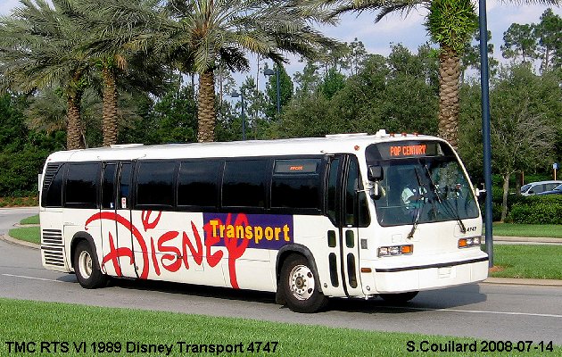BUS/AUTOBUS: TMC RTS VI 1989 DisneyTransport