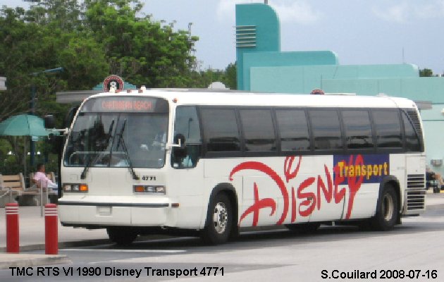 BUS/AUTOBUS: TMC RTS VI 1990 DisneyTransport