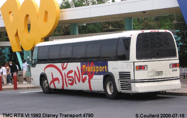 BUS/AUTOBUS: TMC RTS VI 1992 DisneyTransport