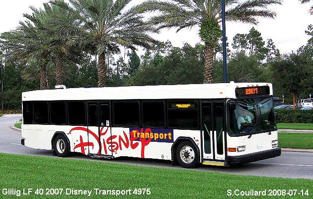 BUS/AUTOBUS: Gillig LF 40 2007 DisneyTransport