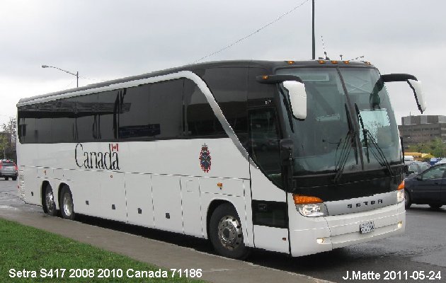 BUS/AUTOBUS: Setra S417 2008 DND Canada