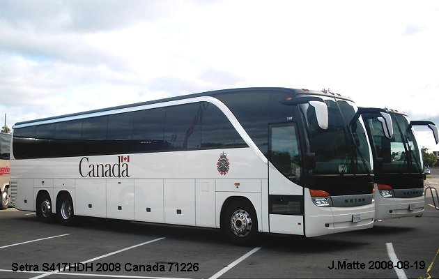 BUS/AUTOBUS: Setra S417HDH 2008 Canada DND