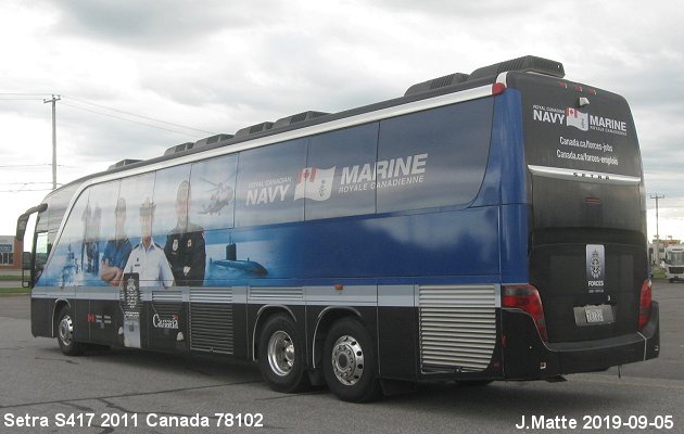 BUS/AUTOBUS: Setra S417 2011 DND Canada