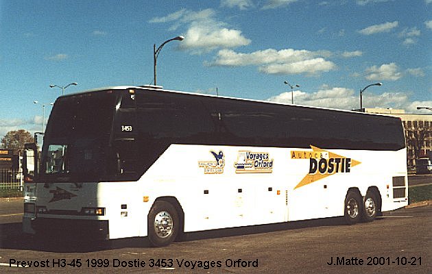 BUS/AUTOBUS: Prevost H3-45 1999 Dostie