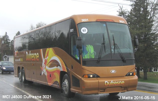 BUS/AUTOBUS: MCI J4500 2012 Dufresne