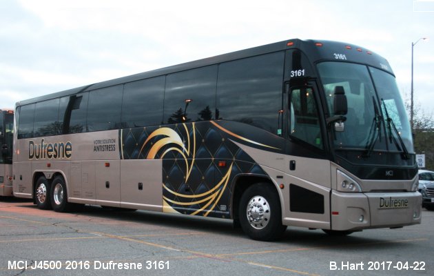 BUS/AUTOBUS: MCI J4500 2016 Dufresne