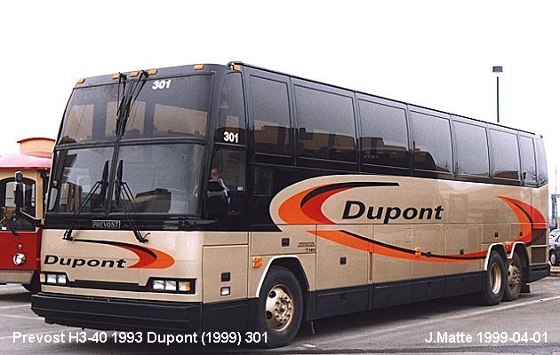 BUS/AUTOBUS: Prevost H3-40 1993 Dupont (1999)