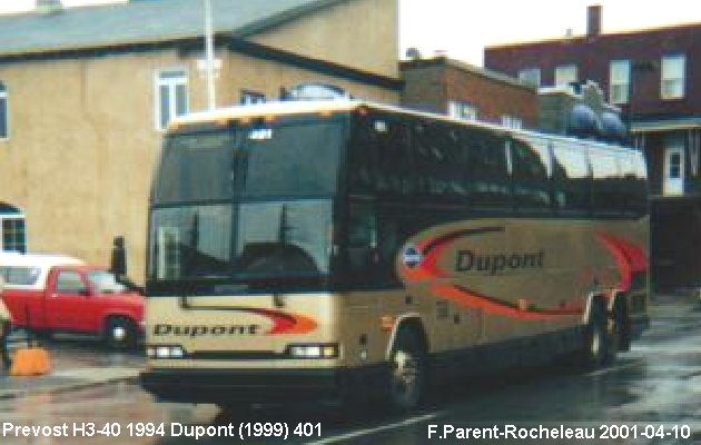 BUS/AUTOBUS: Prevost H3-40 1994 Dupont (1999)