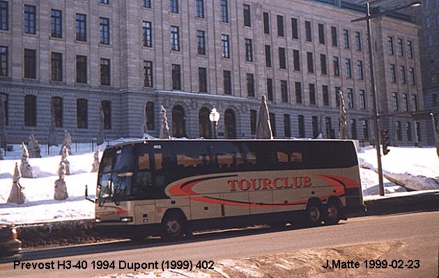 BUS/AUTOBUS: Prevost H3-40 1994 Dupont (1999)