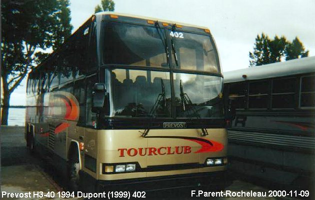 BUS/AUTOBUS: Prevost H3-40 1994 Dupont (1999)