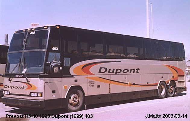 BUS/AUTOBUS: Prevost H3-40 1994 Dupont (1999)