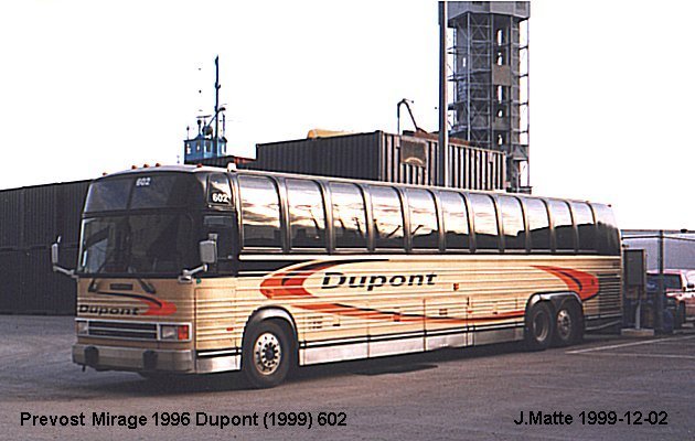 BUS/AUTOBUS: Prevost Mirage 1996 Dupont (1999)