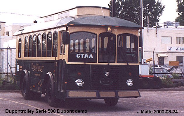 BUS/AUTOBUS: Dupontrolley Serie 500 2000 Dupontrolley