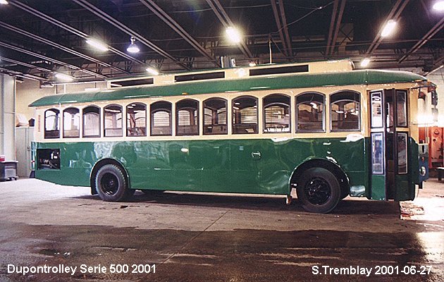 BUS/AUTOBUS: Dupontrolley Serie 500 2001 Dupontrolley
