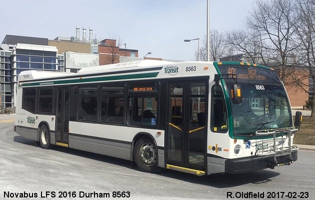 BUS/AUTOBUS: Novabus LFS 2016 Durham