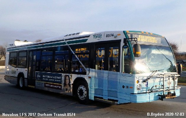 BUS/AUTOBUS: Novabus LFS 2017 Durham Transit