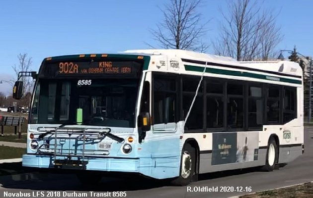 BUS/AUTOBUS: Novabus LFS 2018 Durham Transit