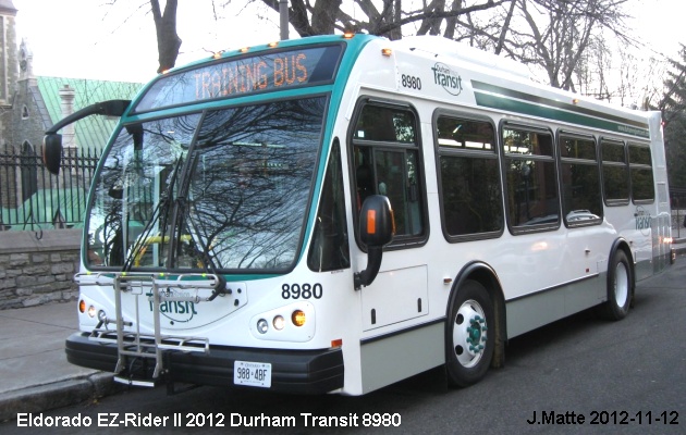 BUS/AUTOBUS: Eldorado E-Z rider II 2012 Durham Transit