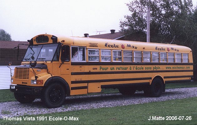 BUS/AUTOBUS: Thomas Vista 1991 EcoleOmax