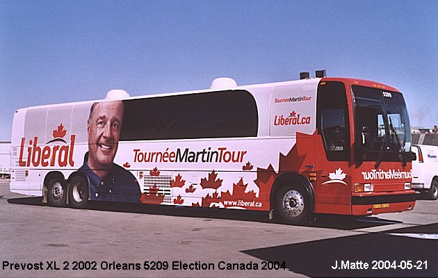 BUS/AUTOBUS: Prevost XL-2 2002 Orleans