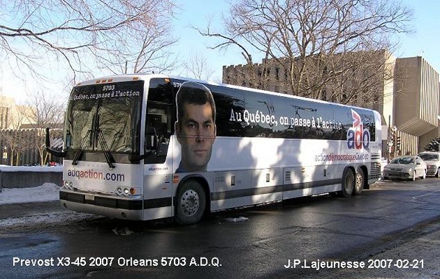 BUS/AUTOBUS: Prevost X3-45 2007 Orleans