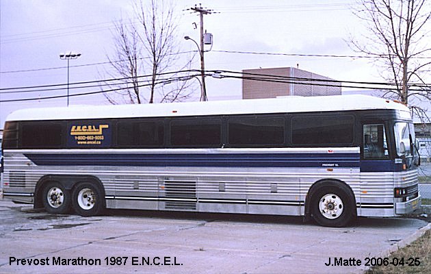 BUS/AUTOBUS: Prevost Marathon 1987 Encel