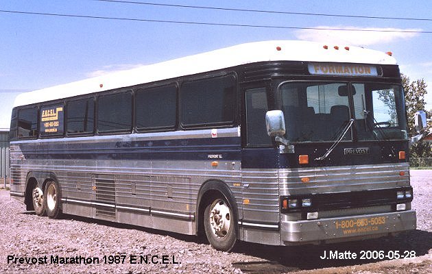 BUS/AUTOBUS: Prevost Marathon 1987 Encel