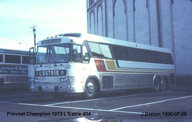 BUS/AUTOBUS: Prevost Champion 1943 Estrie