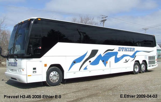 BUS/AUTOBUS: Prevost H3-45 2009 Ethier