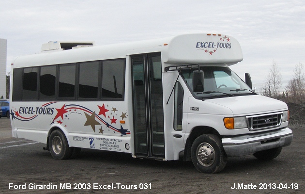 BUS/AUTOBUS: Girardin MB 2003 Excel-Tours