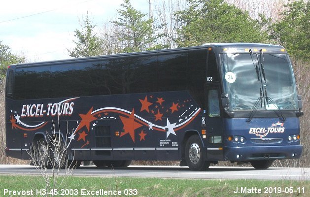 BUS/AUTOBUS: Prevost H3-45 2003 Excellence