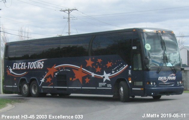 BUS/AUTOBUS: Prevost H3-45 2003 Excellence