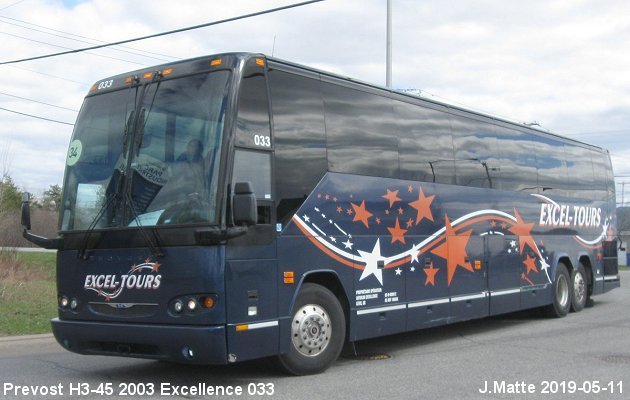 BUS/AUTOBUS: Prevost H3-45 2003 Excellence