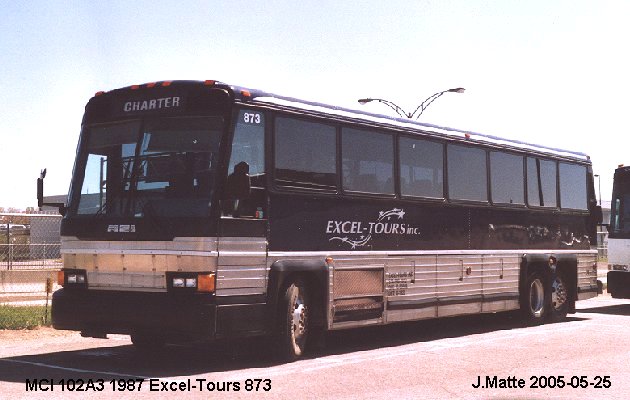 BUS/AUTOBUS: MCI MC 10 A 3 1987 Excel-Tour