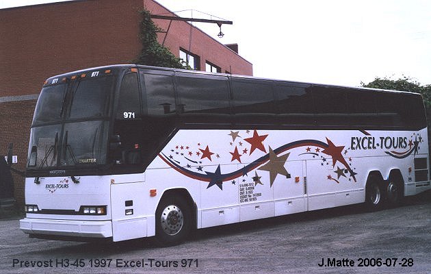 BUS/AUTOBUS: Prevost H3-45 1997 Excel-Tour