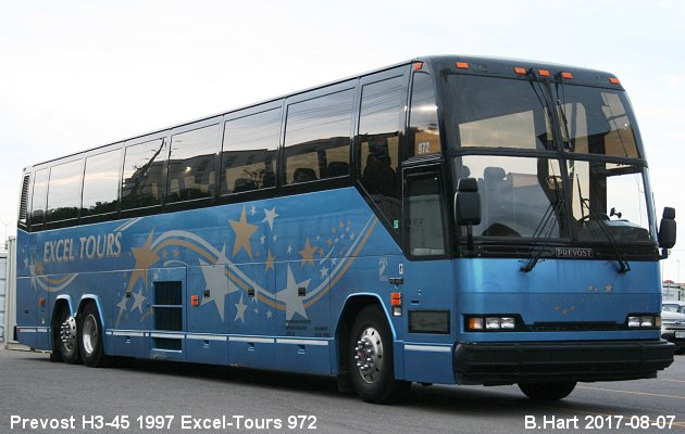 BUS/AUTOBUS: Prevost H3-45 1997 Excel-Tours