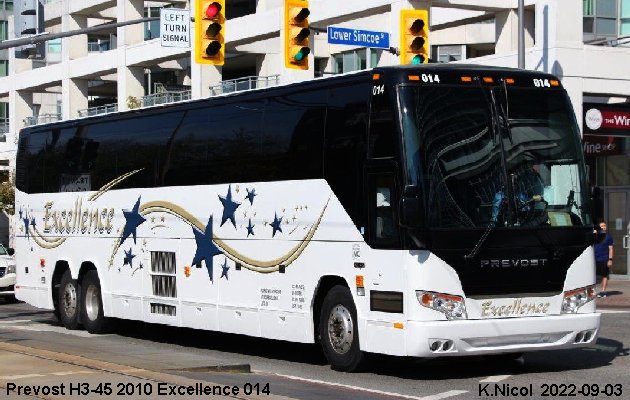 BUS/AUTOBUS: Prevost H3-45 2010 Excellence