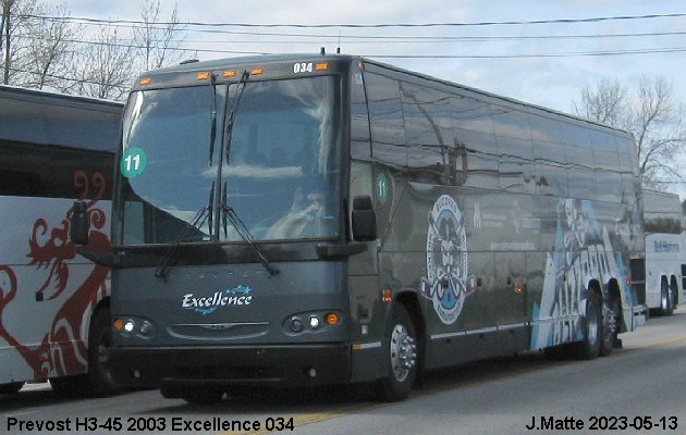 BUS/AUTOBUS: Prevost H3-45 2003 Excellence